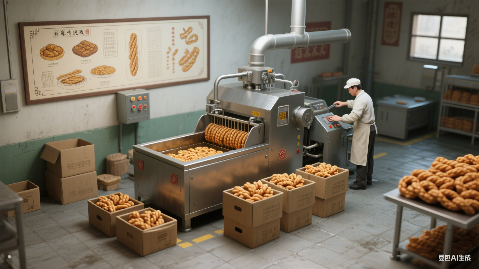 油炸机：食品厂里的 “酥脆量产大师”(6)