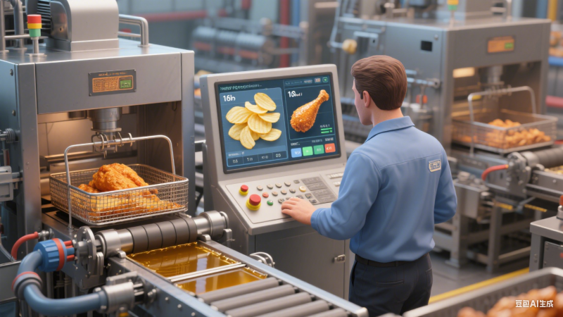 油炸机的工作流程：从生食材到香脆美味的蜕变(5)