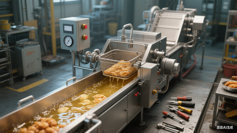 连续式油炸机：油能重复用吗？几天换一次合适？(7)