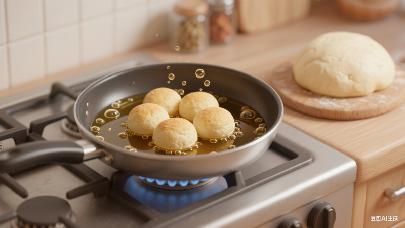 油炸机出料方式在哪？炸油条油温该控多少？(5)