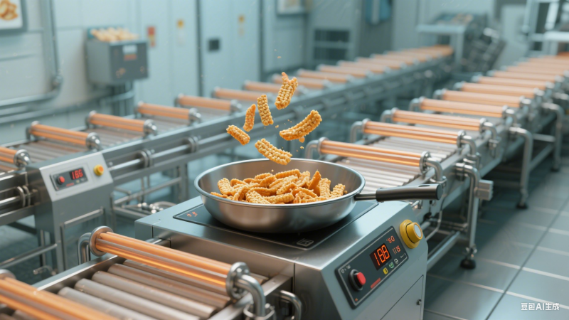 薄脆食品油炸流水线：加热均匀的秘密藏在这里(3)