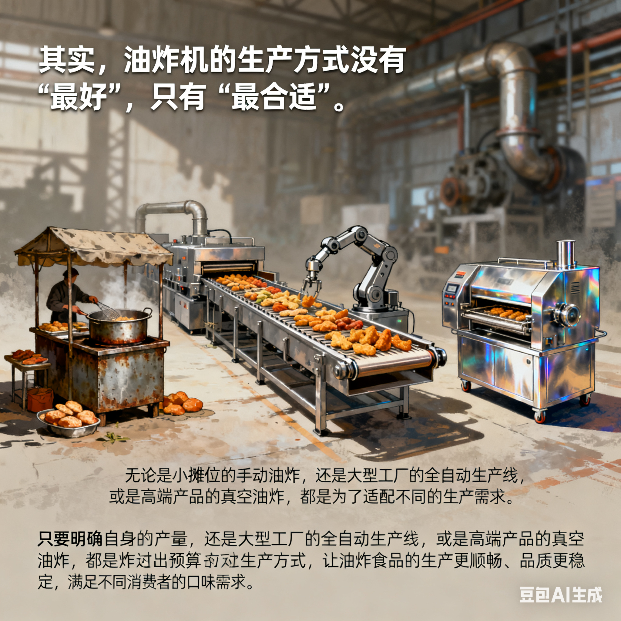 油炸机的生产方式，有哪些类型？(5)