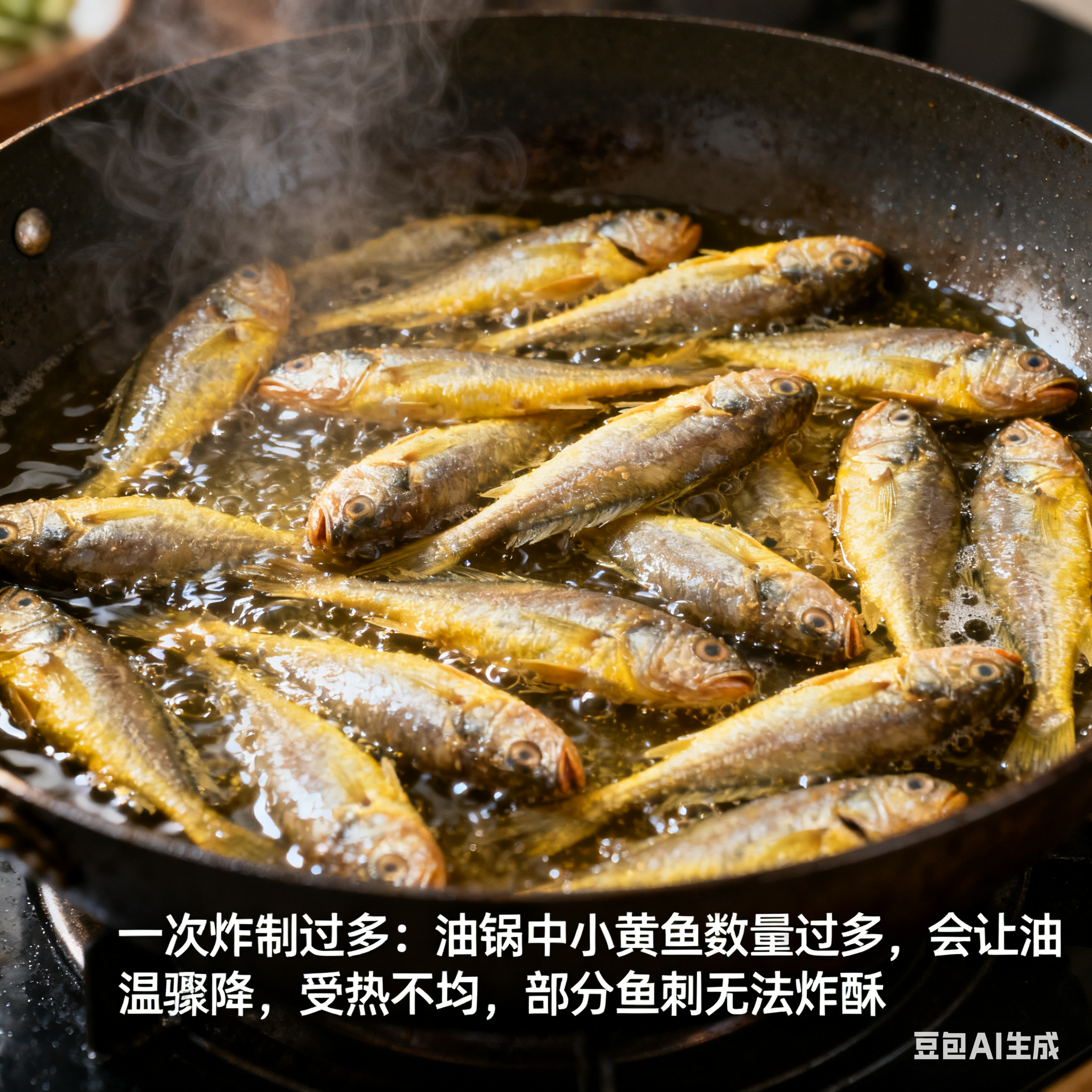 小黄鱼油炸机，能把小鱼刺炸酥吗？(6)