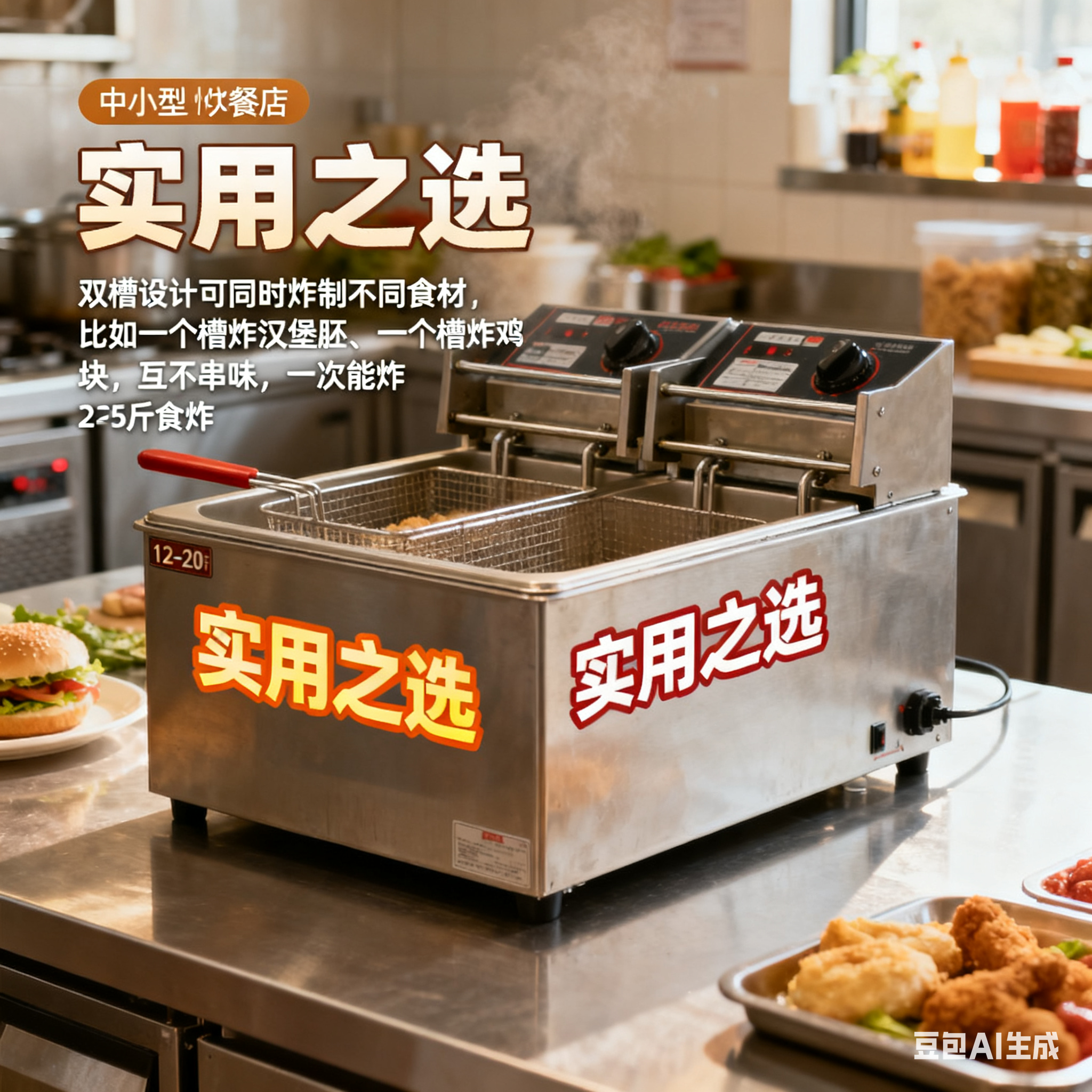 油炸机容油量，多大才适配？(3)