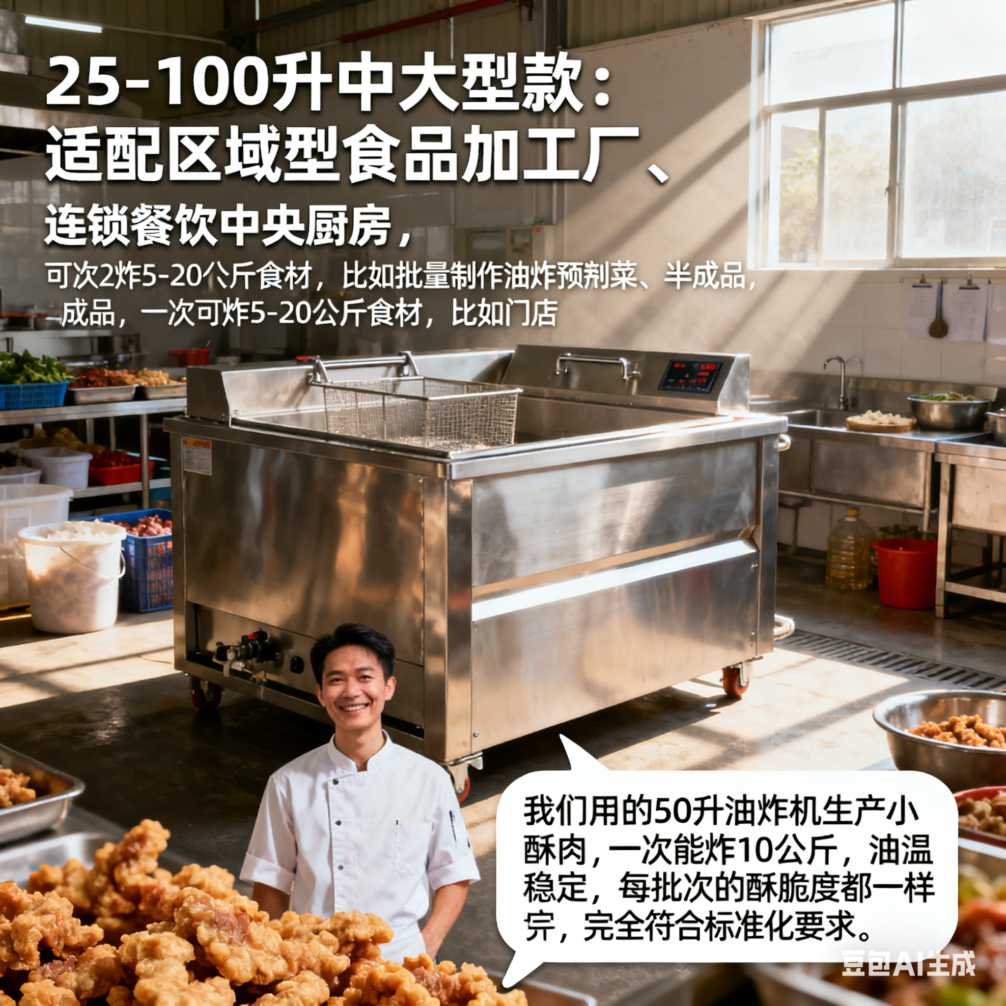 油炸机容油量，多大才适配？(4)