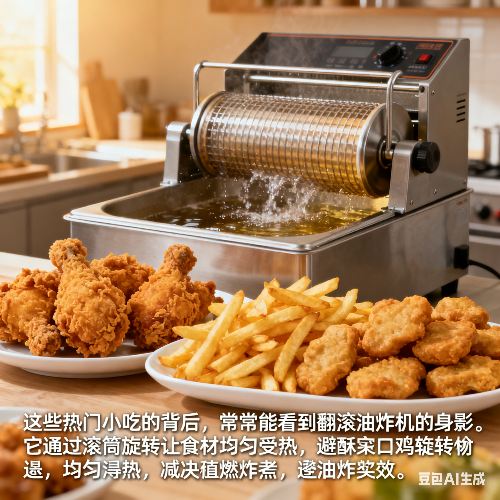 翻滚油炸机，能完全脱离人工吗？