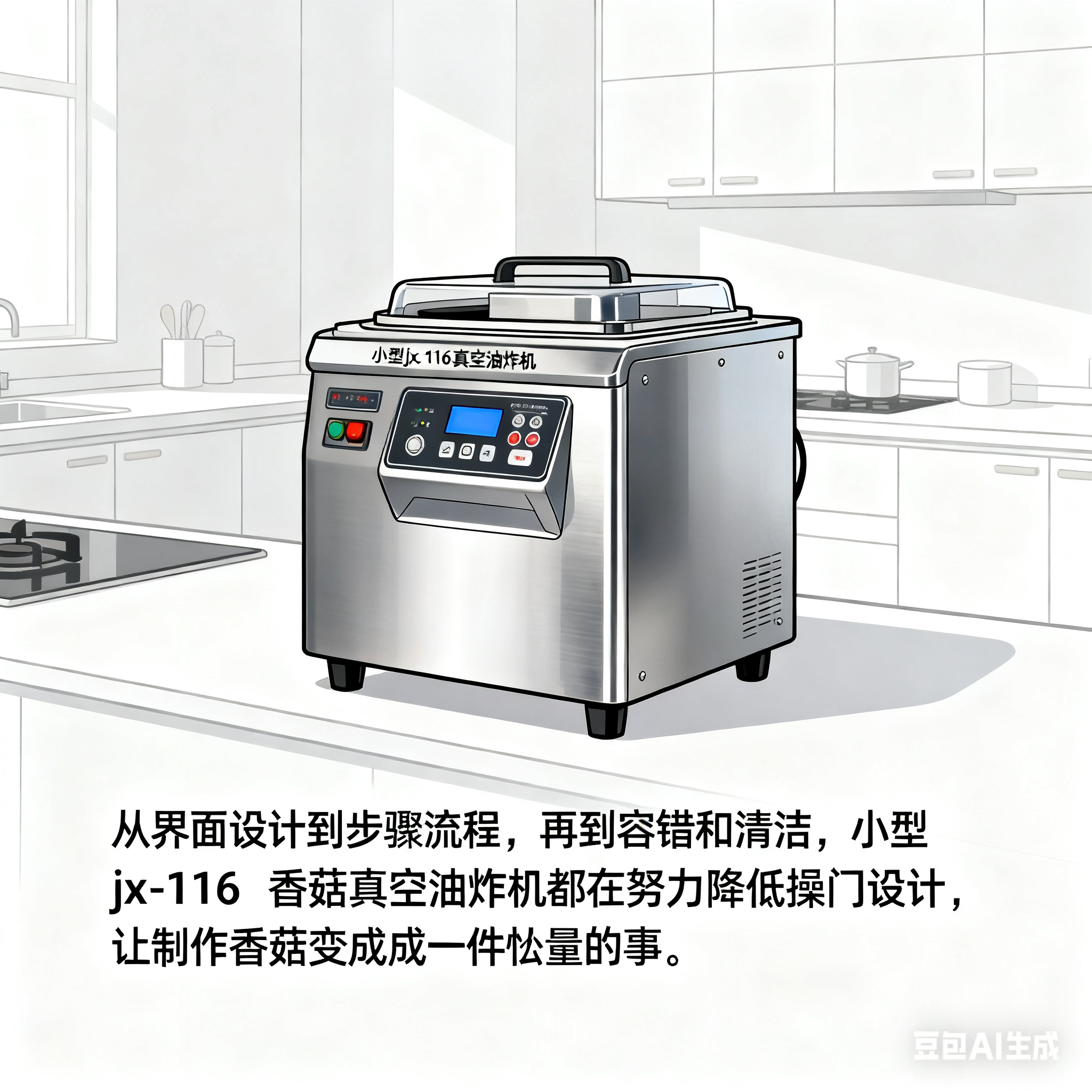 小型 jx-116 香菇真空油炸机：操作容易吗？(6)