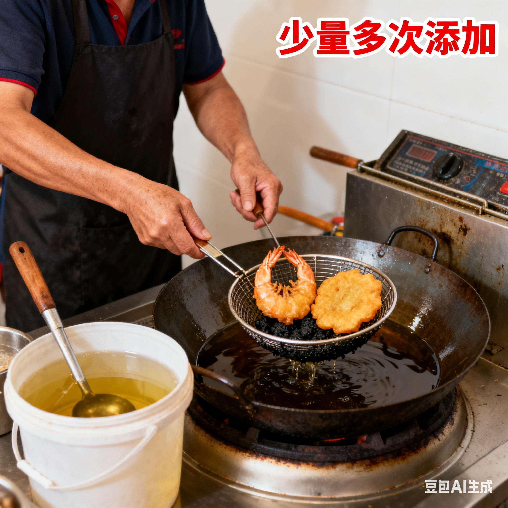 多功能小型虾饼油炸机，油能重复用吗？(5)