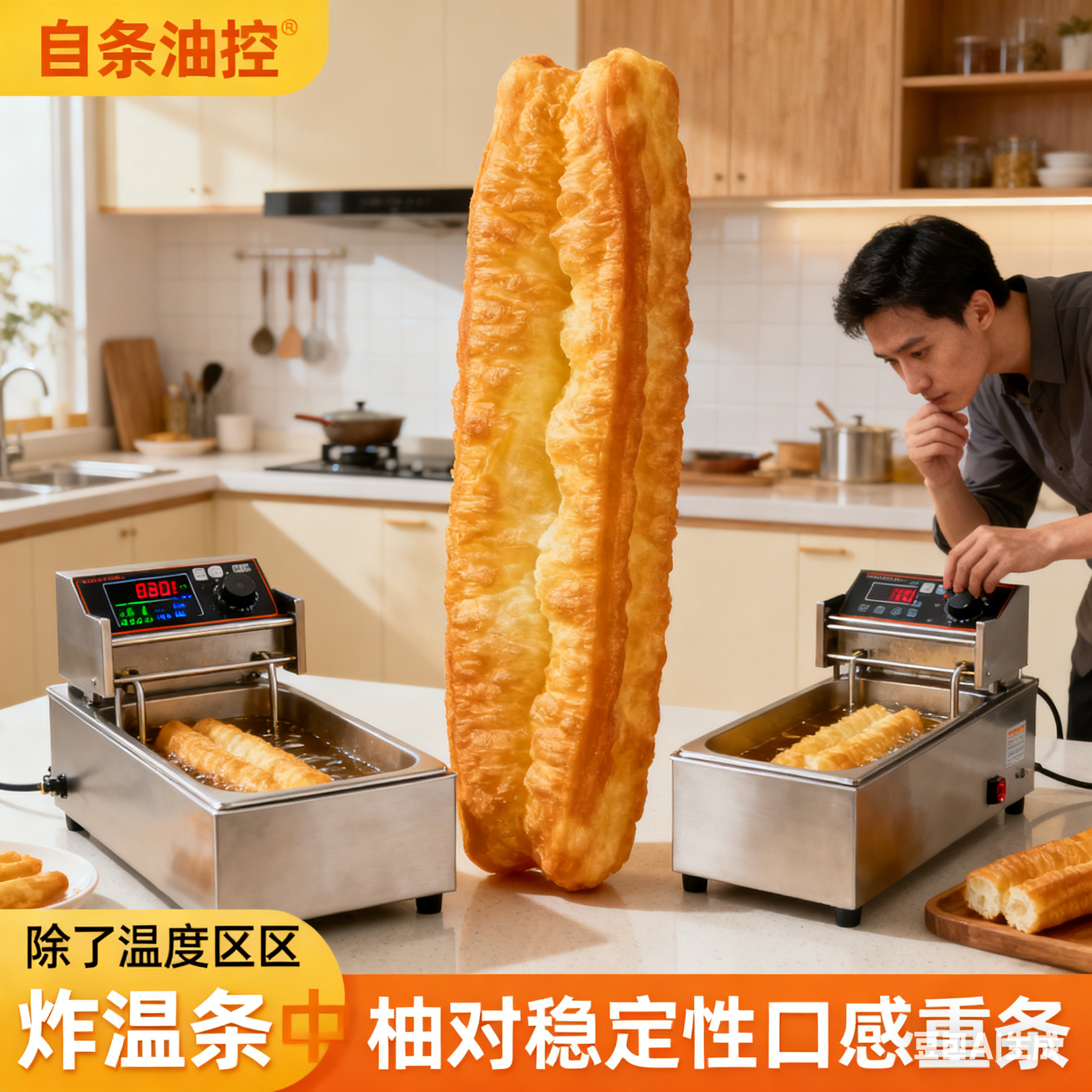 油条油炸设备，油温多少能炸出好吃的油条？(3)