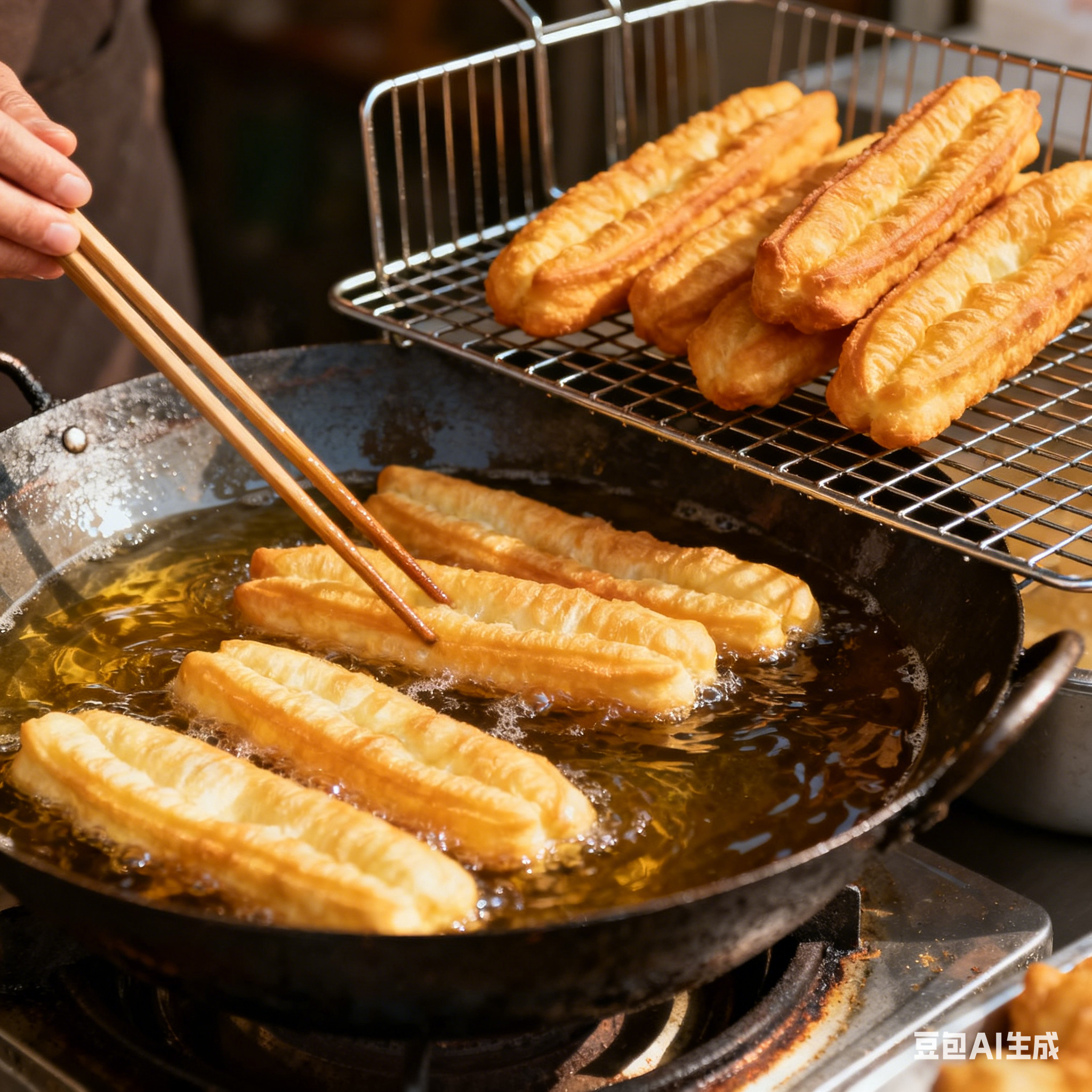 油条油炸设备，油温多少能炸出好吃的油条？(4)