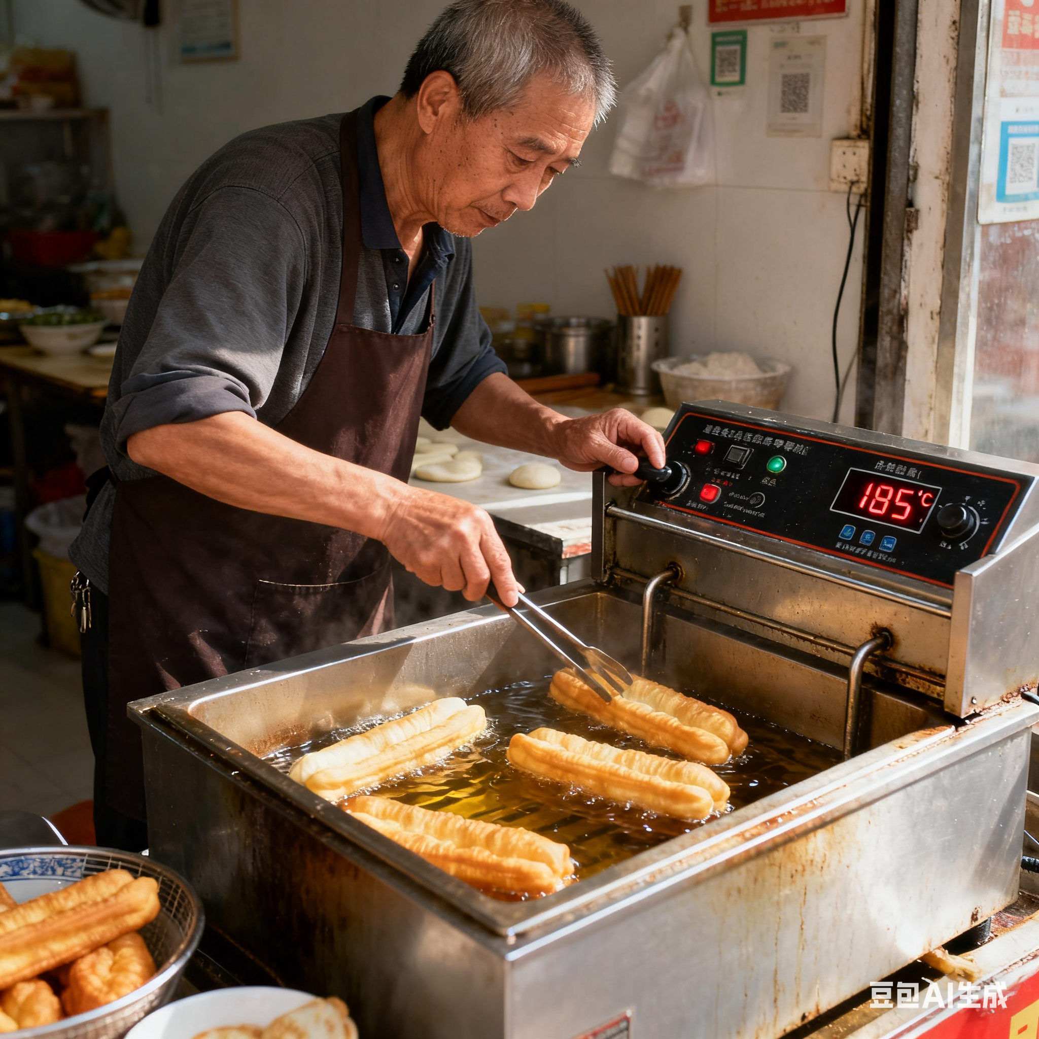 油条油炸设备，油温多少能炸出好吃的油条？(5)