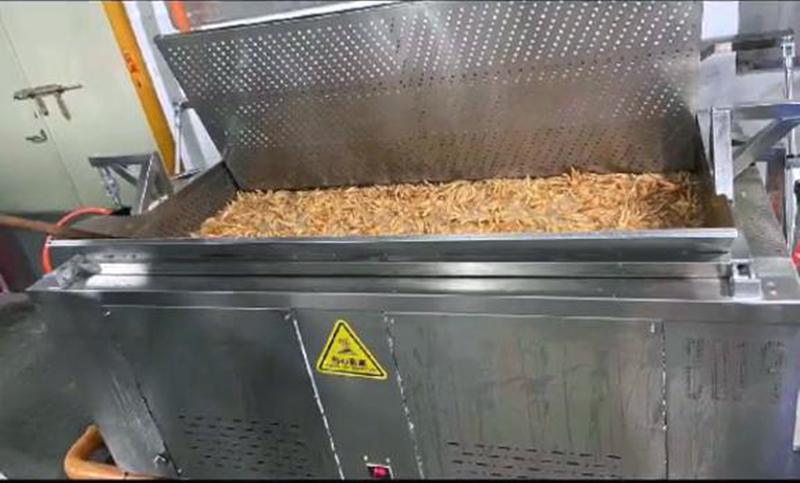 商用油炸选设备，全自动电加热油炸机与大型连续式油炸设备该怎么