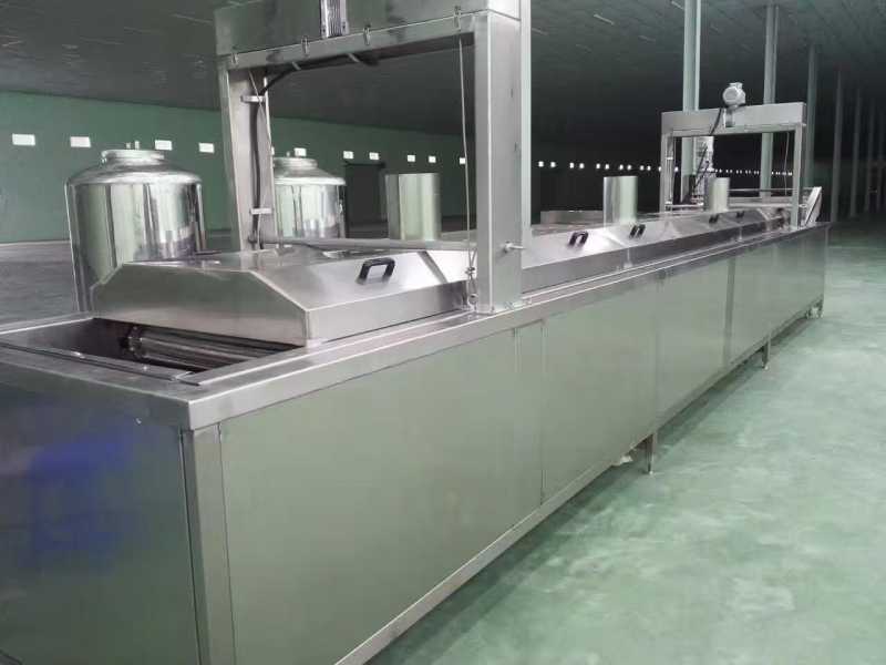 虎皮千张薄脆加工，可定制油炸设备(2)